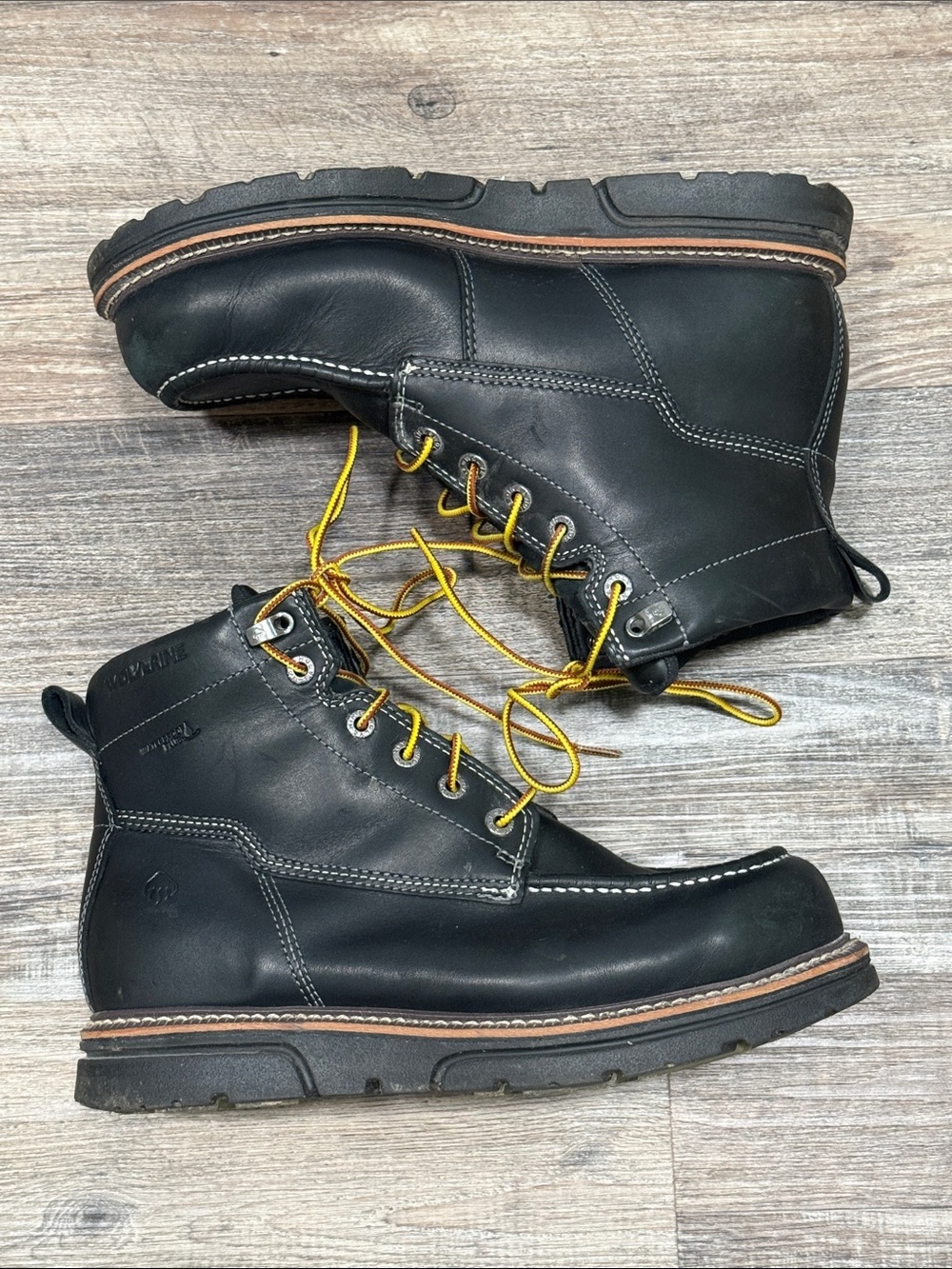 Wolverine I-90 DuraShocks Moc-Toe 6" Work Boots Men’s Size 12 Extra Wide